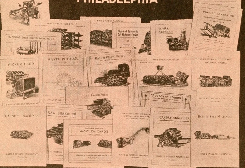 An illustration from Official American textile directory; containing reports of all the textile manufacturing establishments in the United States and Canada, together with the yarn trade index ... Comp. annually by the Textile world journal, 1917, leaf 337