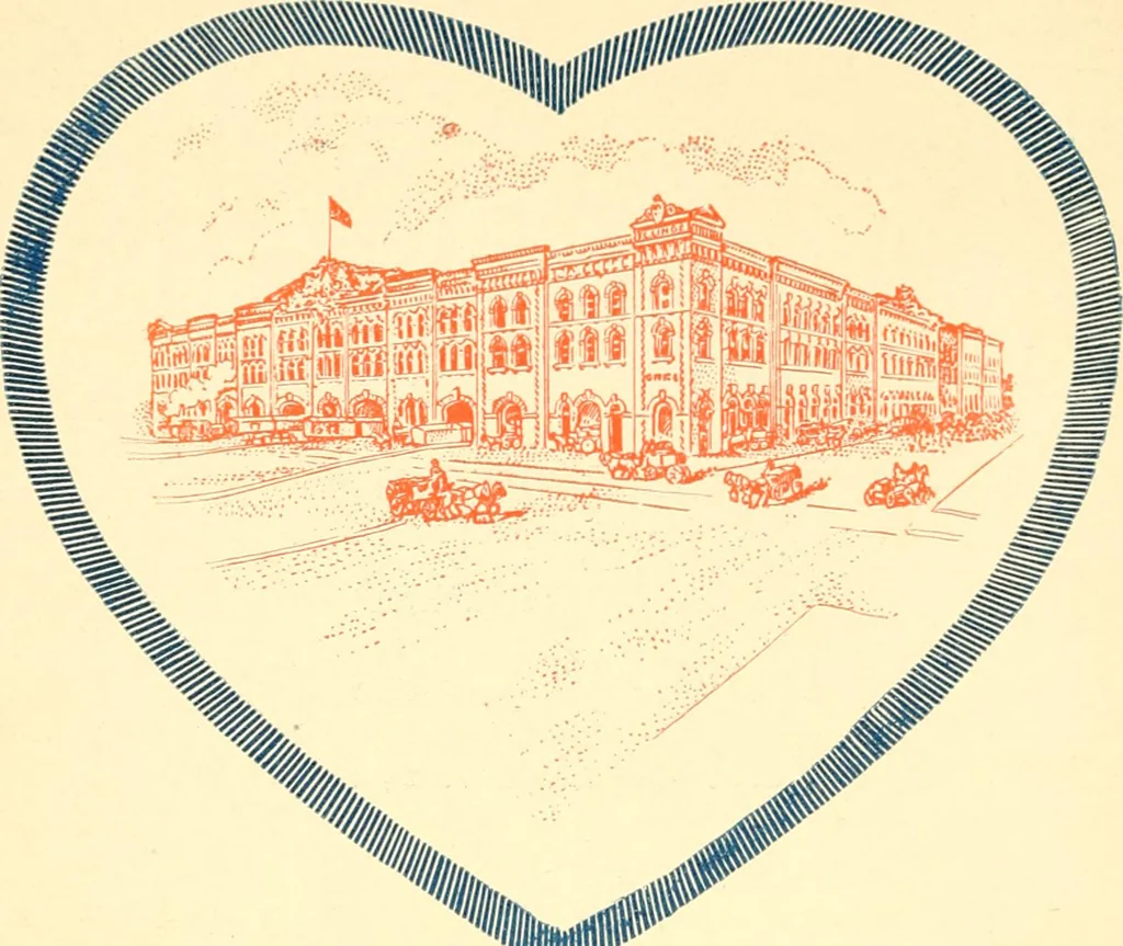 An illustration from Official American textile directory; containing reports of all the textile manufacturing establishments in the United States and Canada, together with the yarn trade index ... Comp. annually by the Textile world journal, 1917, leaf 35