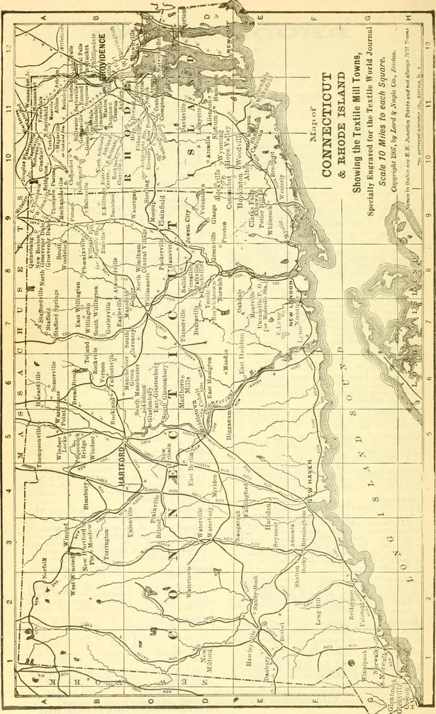 An illustration from Official American textile directory; containing reports of all the textile manufacturing establishments in the United States and Canada, together with the yarn trade index ... Comp. annually by the Textile world journal, 1917, leaf 361