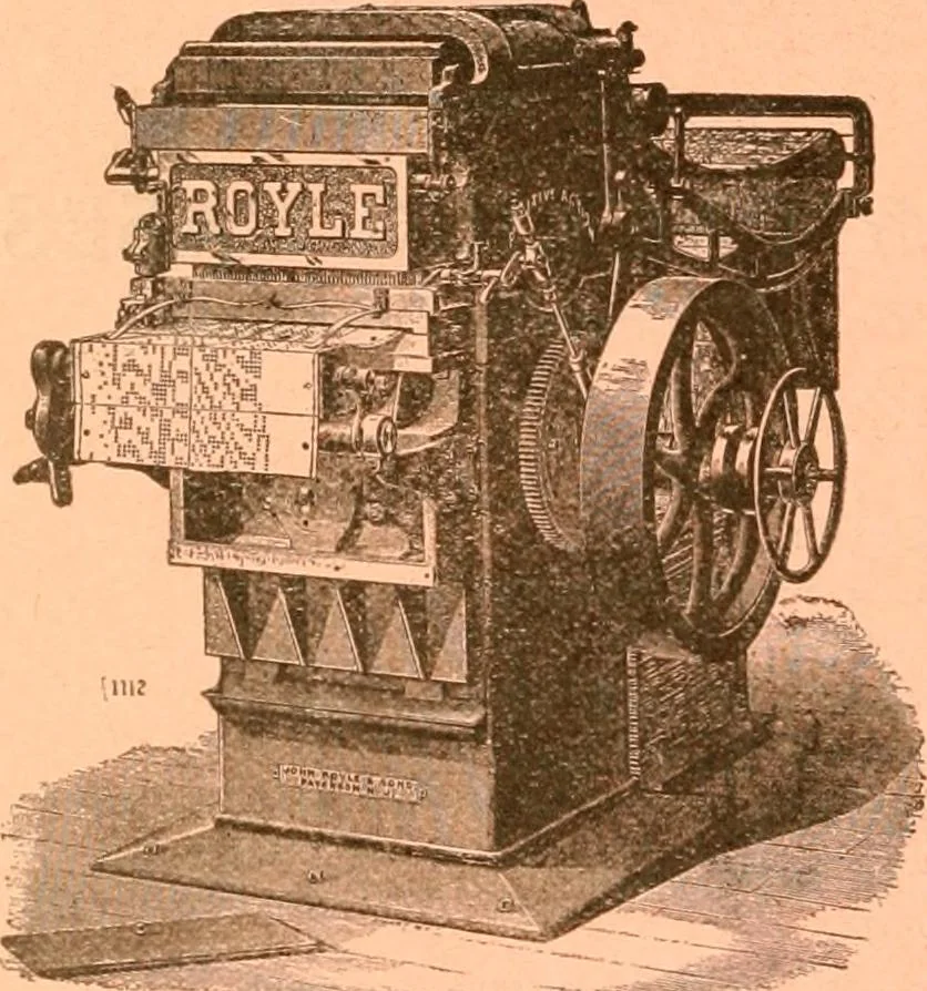 An illustration from Official American textile directory; containing reports of all the textile manufacturing establishments in the United States and Canada, together with the yarn trade index ... Comp. annually by the Textile world journal, 1917, leaf 49