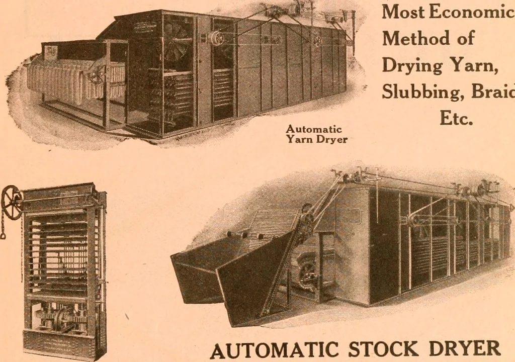 An illustration from Official American textile directory; containing reports of all the textile manufacturing establishments in the United States and Canada, together with the yarn trade index ... Comp. annually by the Textile world journal, 1917, leaf 6