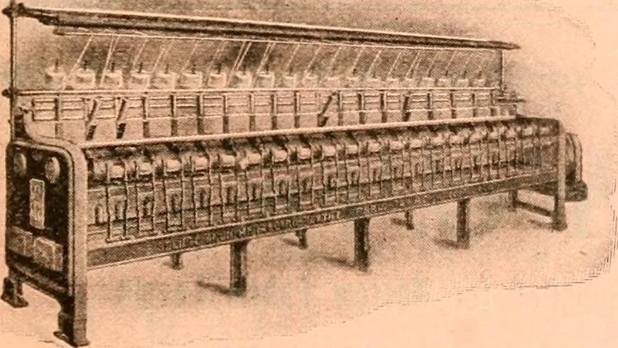An illustration from Official American textile directory; containing reports of all the textile manufacturing establishments in the United States and Canada, together with the yarn trade index ... Comp. annually by the Textile world journal, 1917, leaf 704