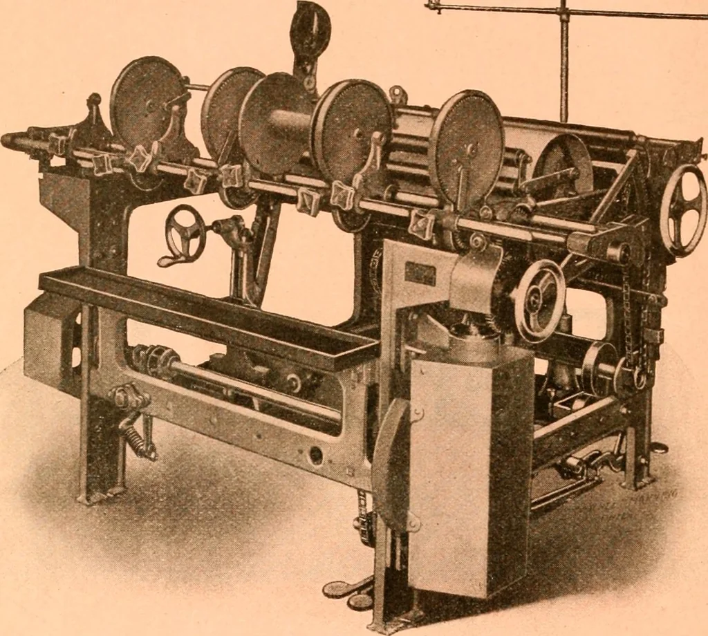 An illustration from Official American textile directory; containing reports of all the textile manufacturing establishments in the United States and Canada, together with the yarn trade index ... Comp. annually by the Textile world journal, 1917, leaf 9