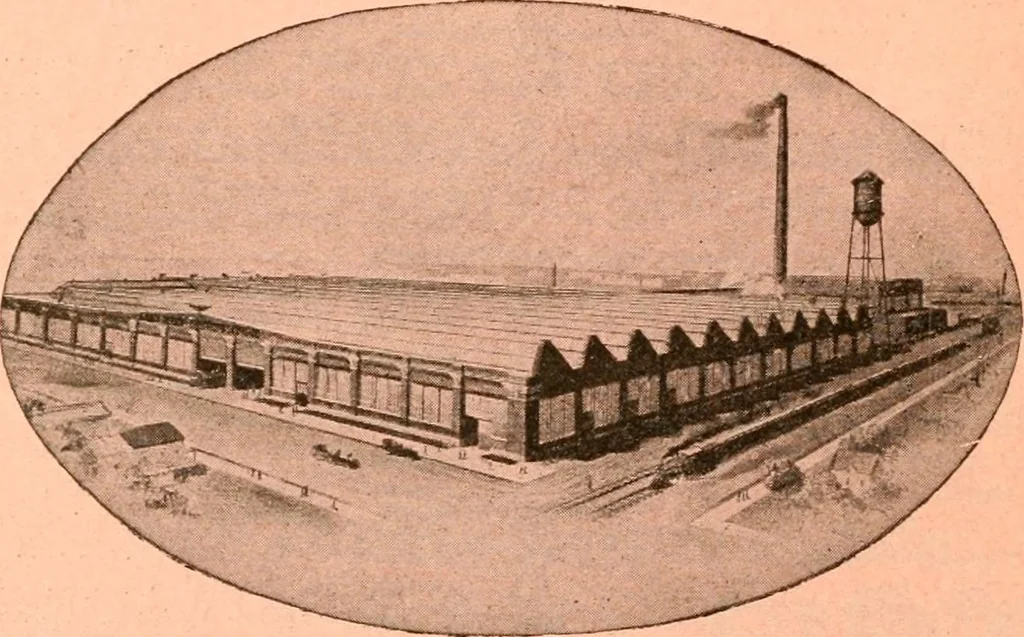 An illustration from Official American textile directory; containing reports of all the textile manufacturing establishments in the United States and Canada, together with the yarn trade index ... Comp. annually by the Textile world journal, 1918, leaf 107