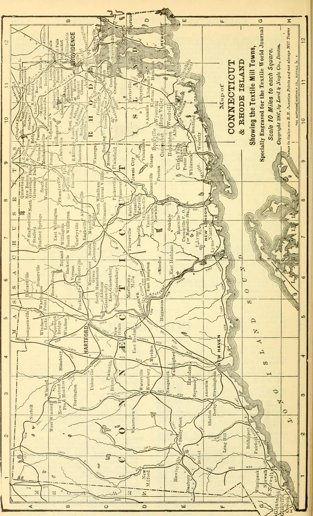 An illustration from Official American textile directory; containing reports of all the textile manufacturing establishments in the United States and Canada, together with the yarn trade index ... Comp. annually by the Textile world journal, 1918, leaf 125