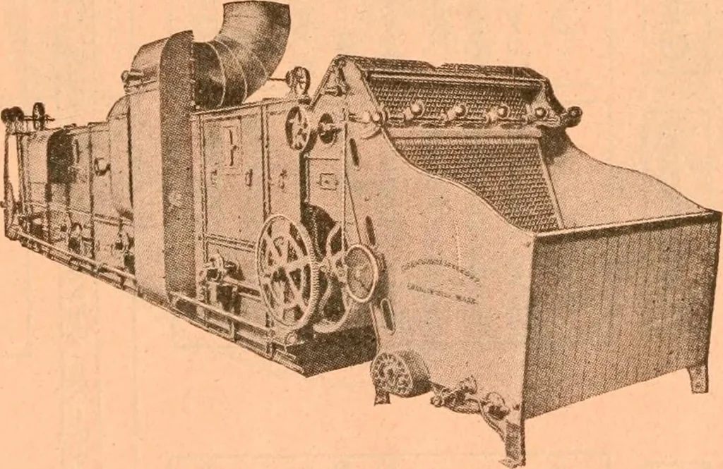 An illustration from Official American textile directory; containing reports of all the textile manufacturing establishments in the United States and Canada, together with the yarn trade index ... Comp. annually by the Textile world journal, 1918, leaf 14
