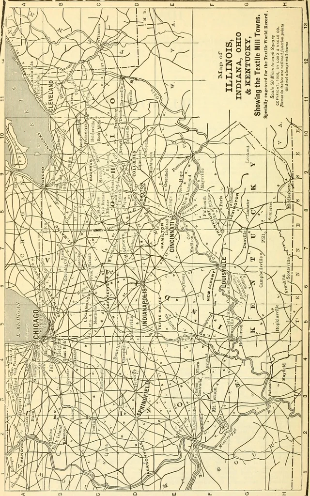 An illustration from Official American textile directory; containing reports of all the textile manufacturing establishments in the United States and Canada, together with the yarn trade index ... Comp. annually by the Textile world journal, 1918, leaf 147