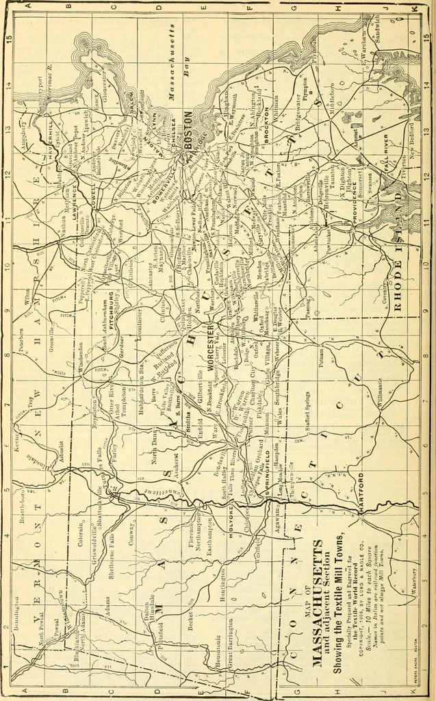 An illustration from Official American textile directory; containing reports of all the textile manufacturing establishments in the United States and Canada, together with the yarn trade index ... Comp. annually by the Textile world journal, 1918, leaf 167