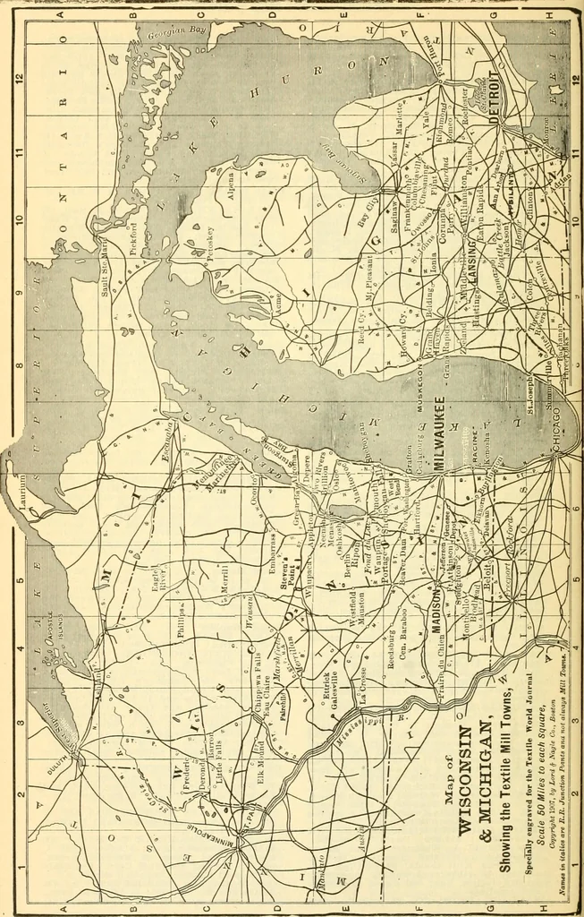 An illustration from Official American textile directory; containing reports of all the textile manufacturing establishments in the United States and Canada, together with the yarn trade index ... Comp. annually by the Textile world journal, 1918, leaf 205