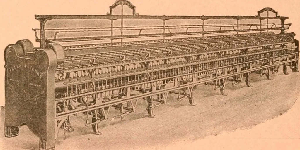 An illustration from Official American textile directory; containing reports of all the textile manufacturing establishments in the United States and Canada, together with the yarn trade index ... Comp. annually by the Textile world journal, 1918, leaf 21