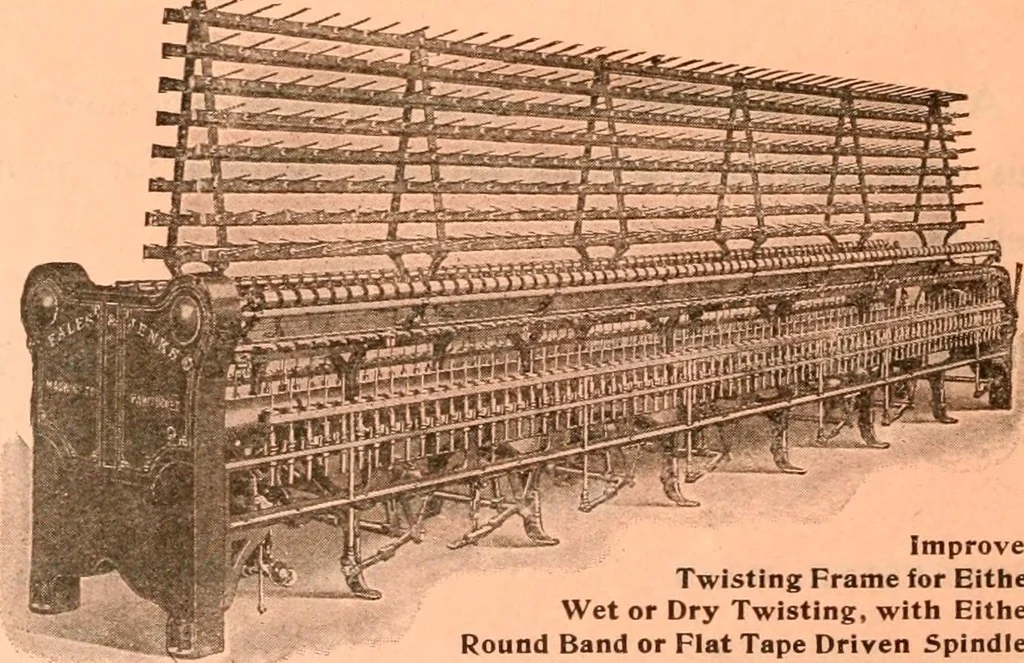 An illustration from Official American textile directory; containing reports of all the textile manufacturing establishments in the United States and Canada, together with the yarn trade index ... Comp. annually by the Textile world journal, 1918, leaf 21