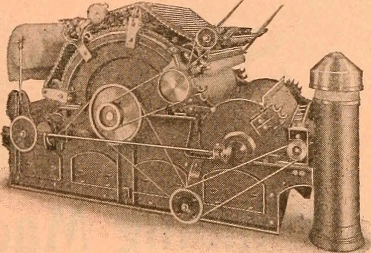 An illustration from Official American textile directory; containing reports of all the textile manufacturing establishments in the United States and Canada, together with the yarn trade index ... Comp. annually by the Textile world journal, 1918, leaf 22