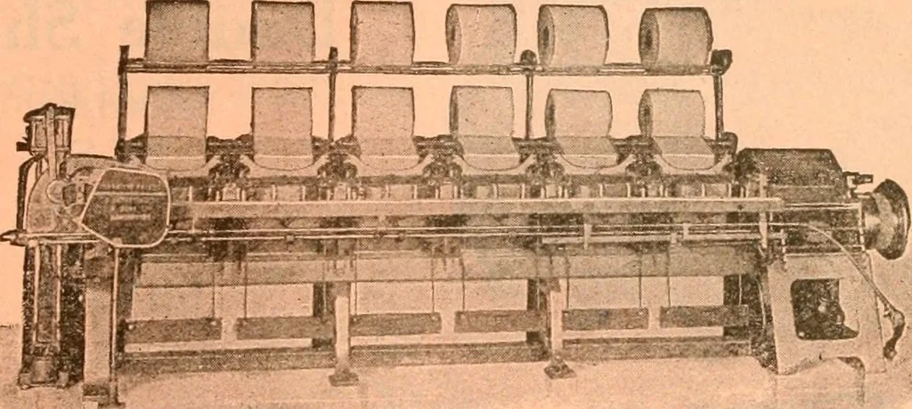 An illustration from Official American textile directory; containing reports of all the textile manufacturing establishments in the United States and Canada, together with the yarn trade index ... Comp. annually by the Textile world journal, 1918, leaf 32