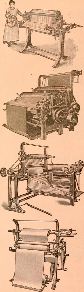 An illustration from Official American textile directory; containing reports of all the textile manufacturing establishments in the United States and Canada, together with the yarn trade index ... Comp. annually by the Textile world journal, 1918, leaf 33
