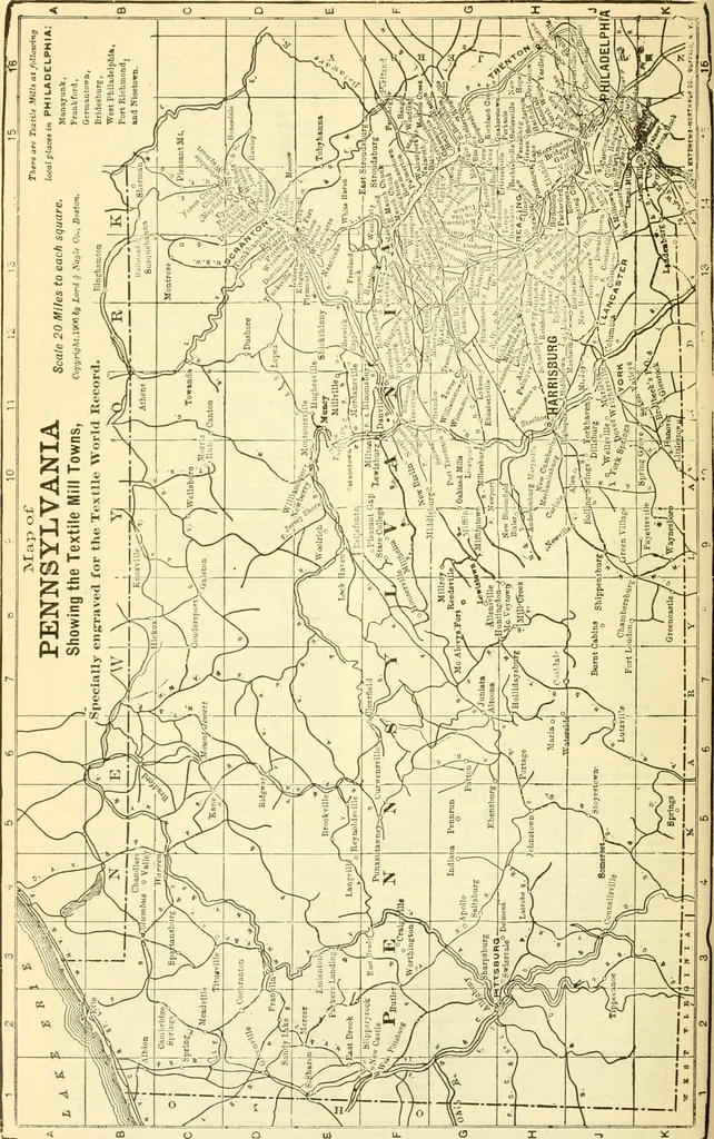 An illustration from Official American textile directory; containing reports of all the textile manufacturing establishments in the United States and Canada, together with the yarn trade index ... Comp. annually by the Textile world journal, 1918, leaf 355