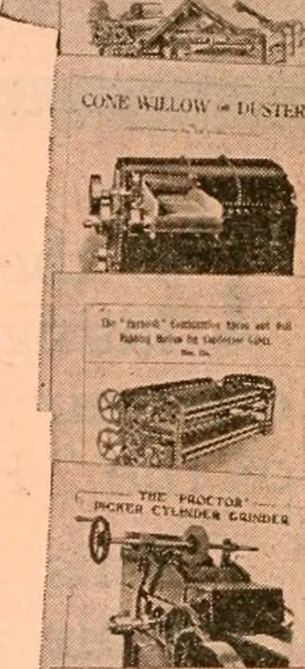 An illustration from Official American textile directory; containing reports of all the textile manufacturing establishments in the United States and Canada, together with the yarn trade index ... Comp. annually by the Textile world journal, 1918, leaf 371