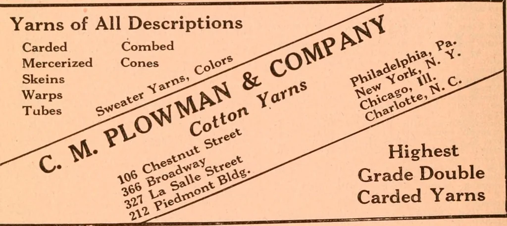 An illustration from Official American textile directory; containing reports of all the textile manufacturing establishments in the United States and Canada, together with the yarn trade index ... Comp. annually by the Textile world journal, 1918, leaf 503