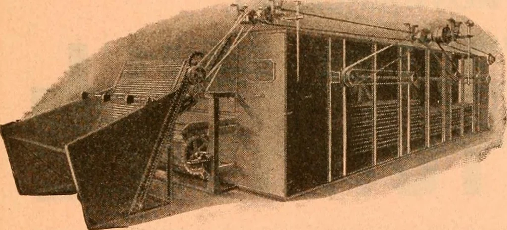 An illustration from Official American textile directory; containing reports of all the textile manufacturing establishments in the United States and Canada, together with the yarn trade index ... Comp. annually by the Textile world journal, 1918, leaf 6