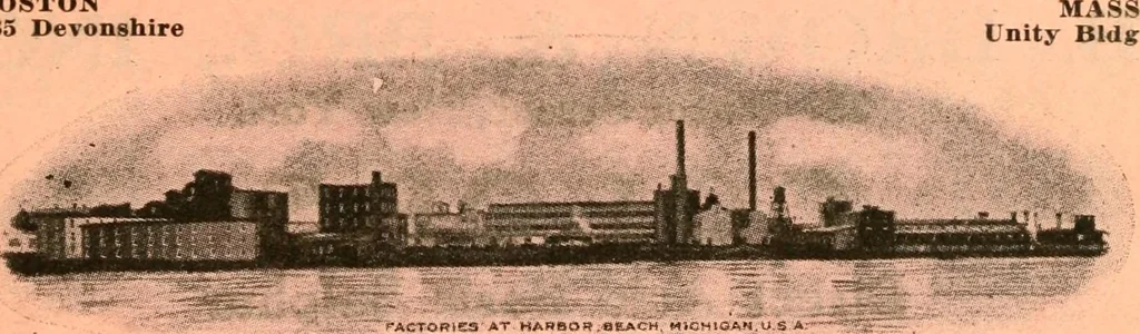 An illustration from Official American textile directory; containing reports of all the textile manufacturing establishments in the United States and Canada, together with the yarn trade index ... Comp. annually by the Textile world journal, 1918, leaf 746