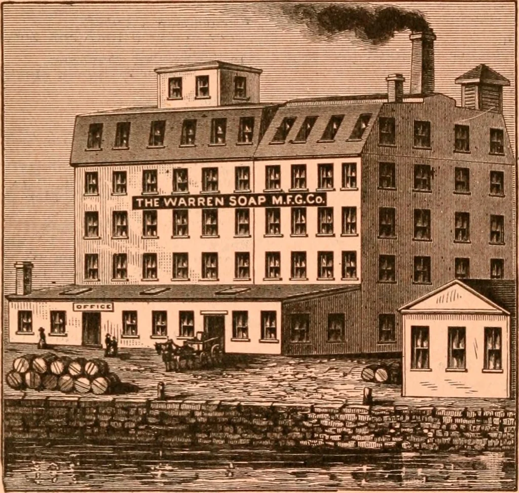 An illustration from Official American textile directory; containing reports of all the textile manufacturing establishments in the United States and Canada, together with the yarn trade index ... Comp. annually by the Textile world journal, 1918, leaf 93