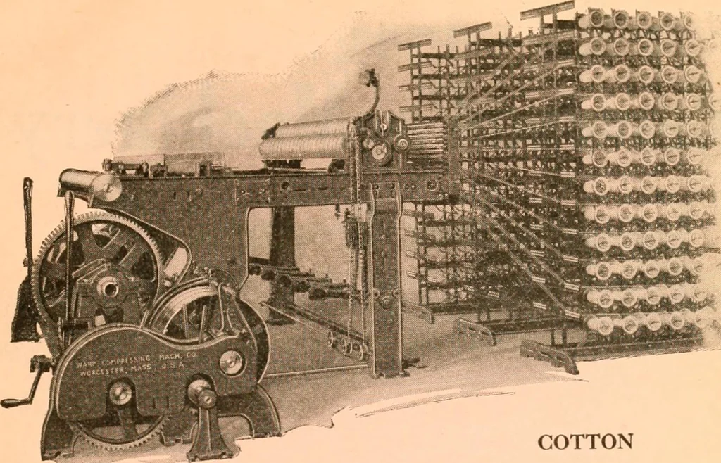 An illustration from Official American textile directory; containing reports of all the textile manufacturing establishments in the United States and Canada, together with the yarn trade index ... Comp. annually by the Textile world journal, 1919, leaf 12