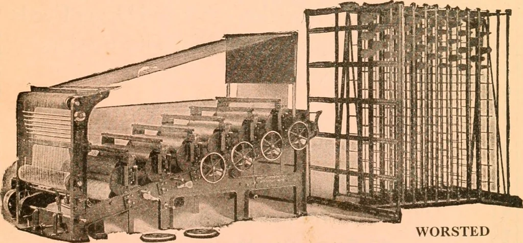 An illustration from Official American textile directory; containing reports of all the textile manufacturing establishments in the United States and Canada, together with the yarn trade index ... Comp. annually by the Textile world journal, 1919, leaf 12