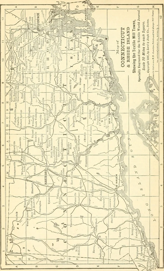 An illustration from Official American textile directory; containing reports of all the textile manufacturing establishments in the United States and Canada, together with the yarn trade index ... Comp. annually by the Textile world journal, 1919, leaf 131