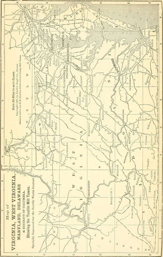 An illustration from Official American textile directory; containing reports of all the textile manufacturing establishments in the United States and Canada, together with the yarn trade index ... Comp. annually by the Textile world journal, 1919, leaf 143