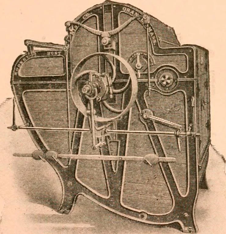 An illustration from Official American textile directory; containing reports of all the textile manufacturing establishments in the United States and Canada, together with the yarn trade index ... Comp. annually by the Textile world journal, 1919, leaf 18