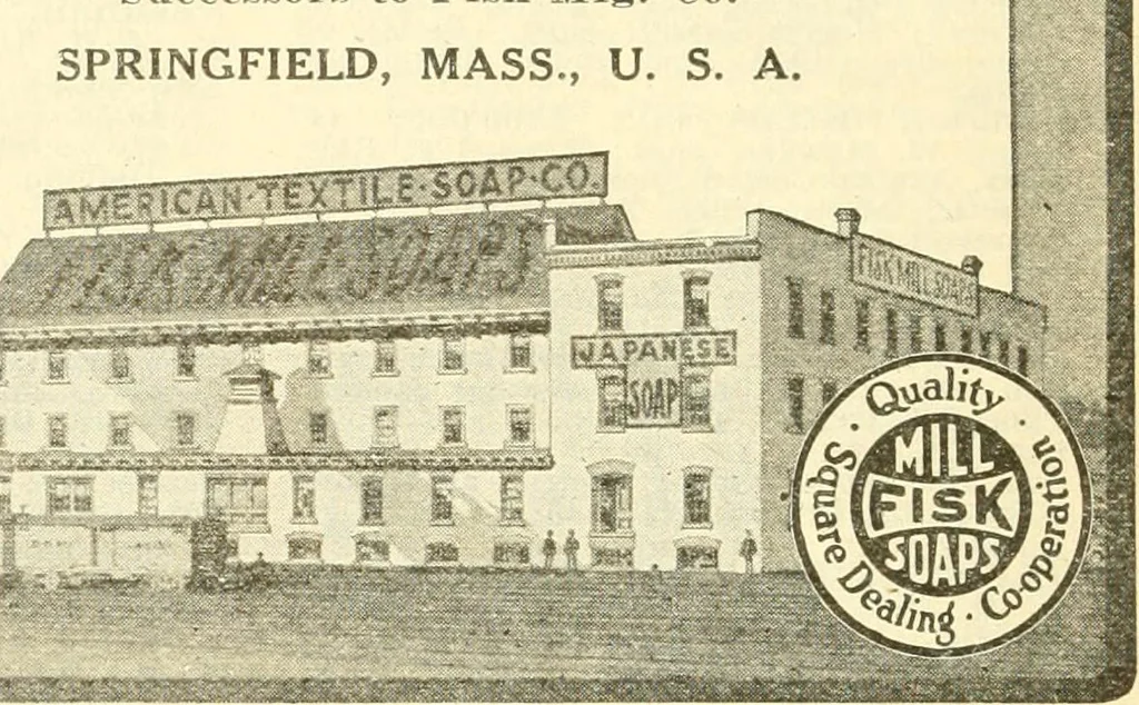 An illustration from Official American textile directory; containing reports of all the textile manufacturing establishments in the United States and Canada, together with the yarn trade index ... Comp. annually by the Textile world journal, 1919, leaf 199
