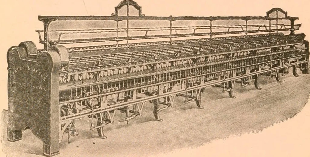 An illustration from Official American textile directory; containing reports of all the textile manufacturing establishments in the United States and Canada, together with the yarn trade index ... Comp. annually by the Textile world journal, 1919, leaf 21