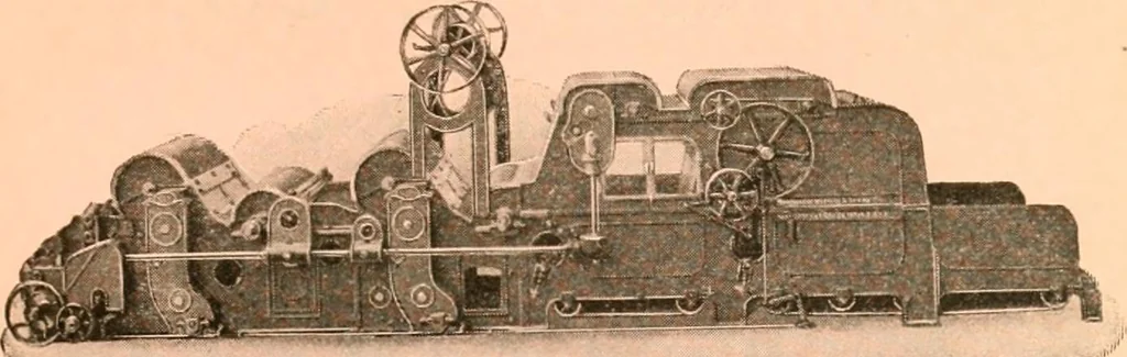 An illustration from Official American textile directory; containing reports of all the textile manufacturing establishments in the United States and Canada, together with the yarn trade index ... Comp. annually by the Textile world journal, 1919, leaf 22