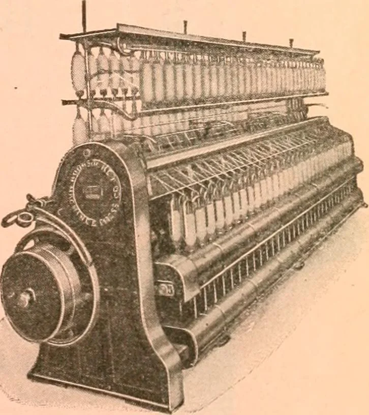 An illustration from Official American textile directory; containing reports of all the textile manufacturing establishments in the United States and Canada, together with the yarn trade index ... Comp. annually by the Textile world journal, 1919, leaf 22