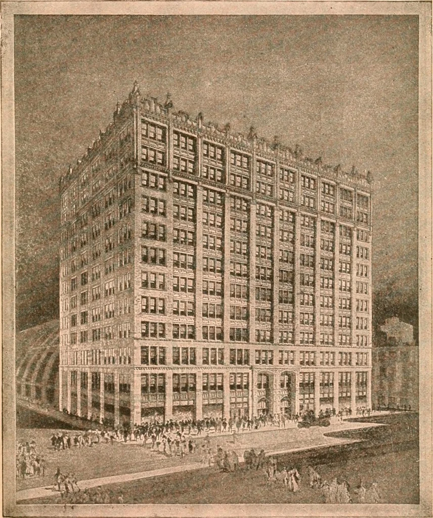 An illustration from Official American textile directory; containing reports of all the textile manufacturing establishments in the United States and Canada, together with the yarn trade index ... Comp. annually by the Textile world journal, 1919, leaf 270