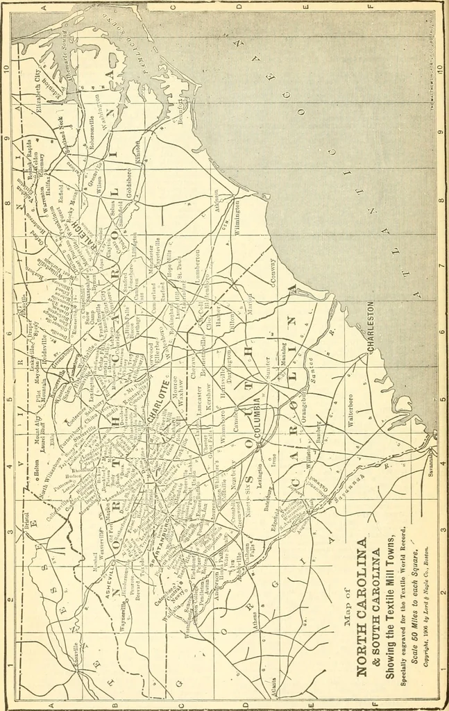 An illustration from Official American textile directory; containing reports of all the textile manufacturing establishments in the United States and Canada, together with the yarn trade index ... Comp. annually by the Textile world journal, 1919, leaf 309