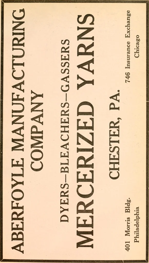 An illustration from Official American textile directory; containing reports of all the textile manufacturing establishments in the United States and Canada, together with the yarn trade index ... Comp. annually by the Textile world journal, 1919, leaf 358