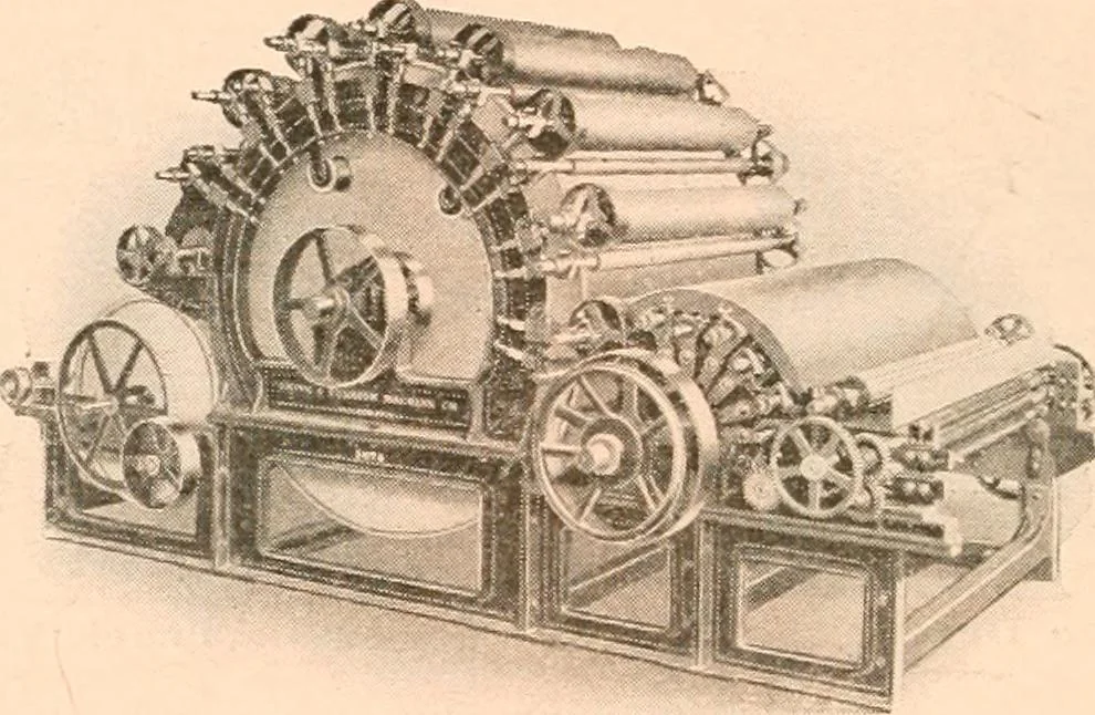 An illustration from Official American textile directory; containing reports of all the textile manufacturing establishments in the United States and Canada, together with the yarn trade index ... Comp. annually by the Textile world journal, 1919, leaf 397
