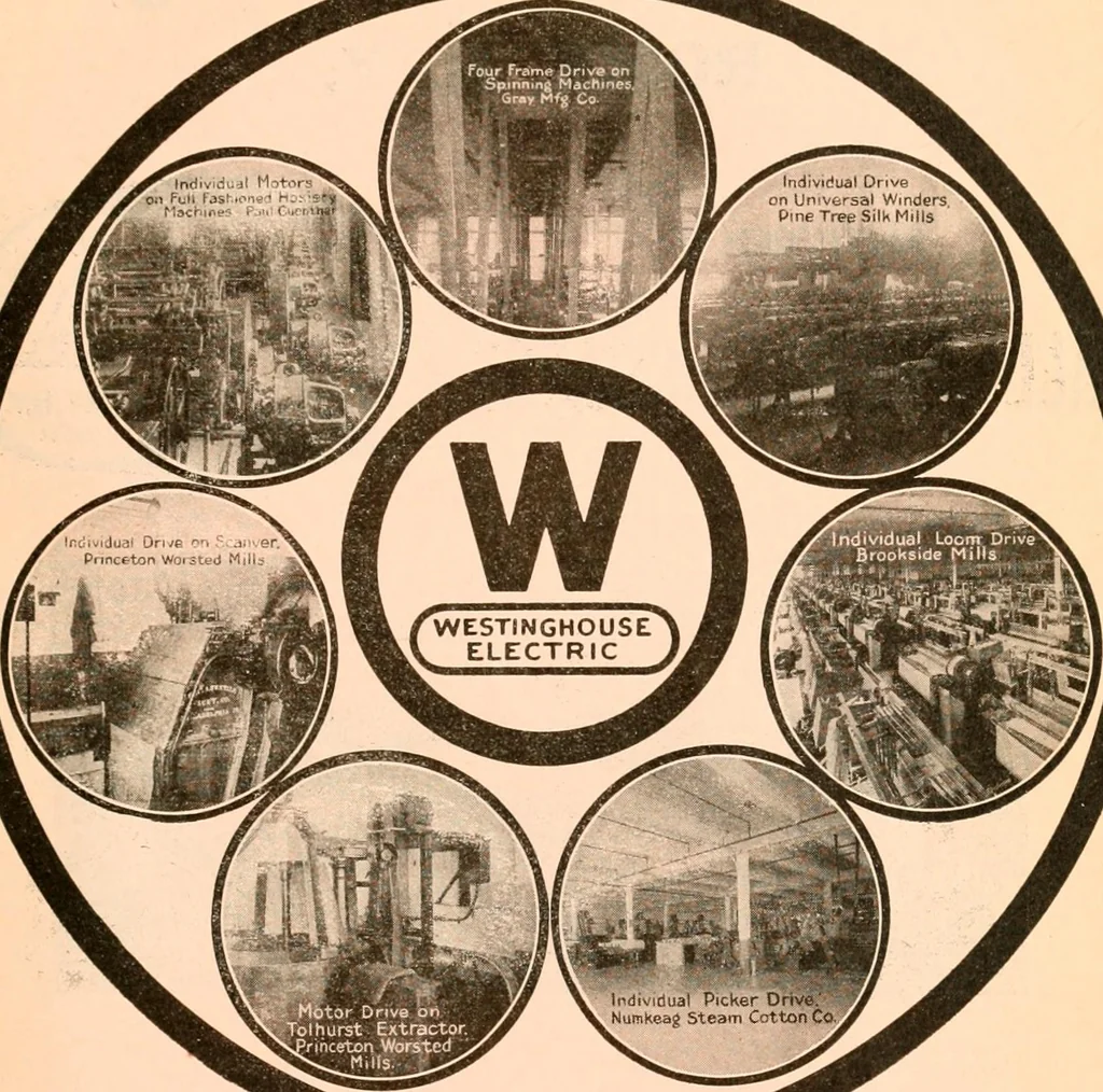 An illustration from Official American textile directory; containing reports of all the textile manufacturing establishments in the United States and Canada, together with the yarn trade index ... Comp. annually by the Textile world journal, 1919, leaf 414