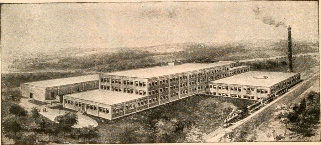 An illustration from Official American textile directory; containing reports of all the textile manufacturing establishments in the United States and Canada, together with the yarn trade index ... Comp. annually by the Textile world journal, 1919, leaf 415