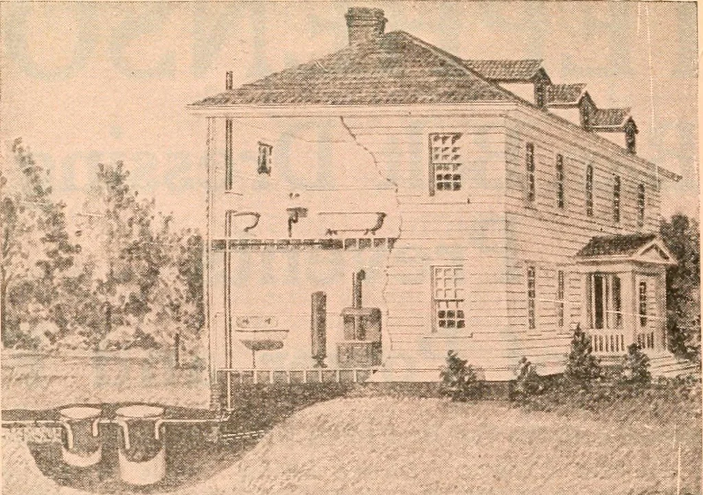 An illustration from Official American textile directory; containing reports of all the textile manufacturing establishments in the United States and Canada, together with the yarn trade index ... Comp. annually by the Textile world journal, 1919, leaf 49