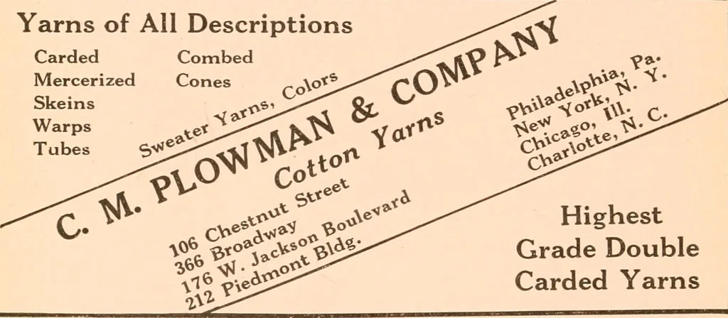 An illustration from Official American textile directory; containing reports of all the textile manufacturing establishments in the United States and Canada, together with the yarn trade index ... Comp. annually by the Textile world journal, 1919, leaf 573