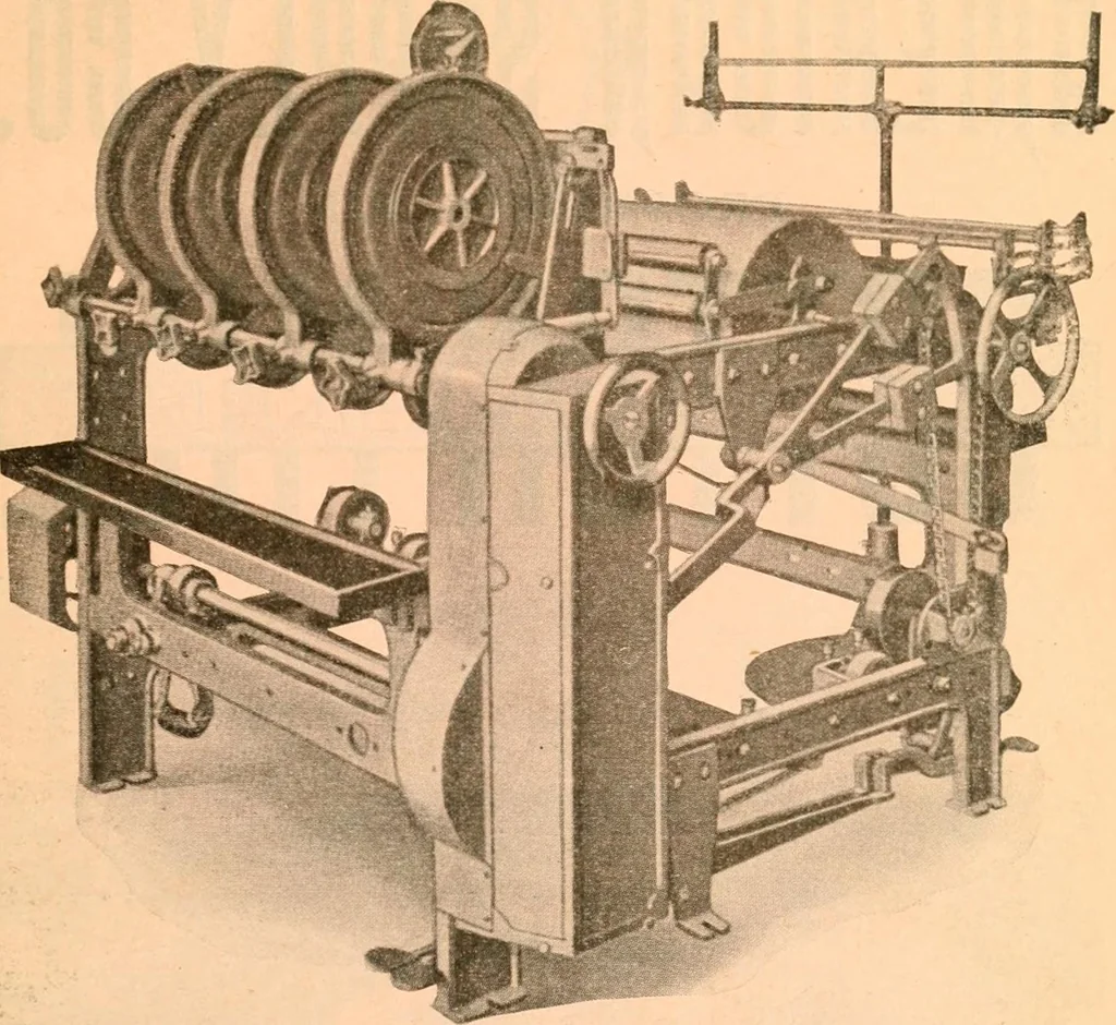 An illustration from Official American textile directory; containing reports of all the textile manufacturing establishments in the United States and Canada, together with the yarn trade index ... Comp. annually by the Textile world journal, 1919, leaf 6