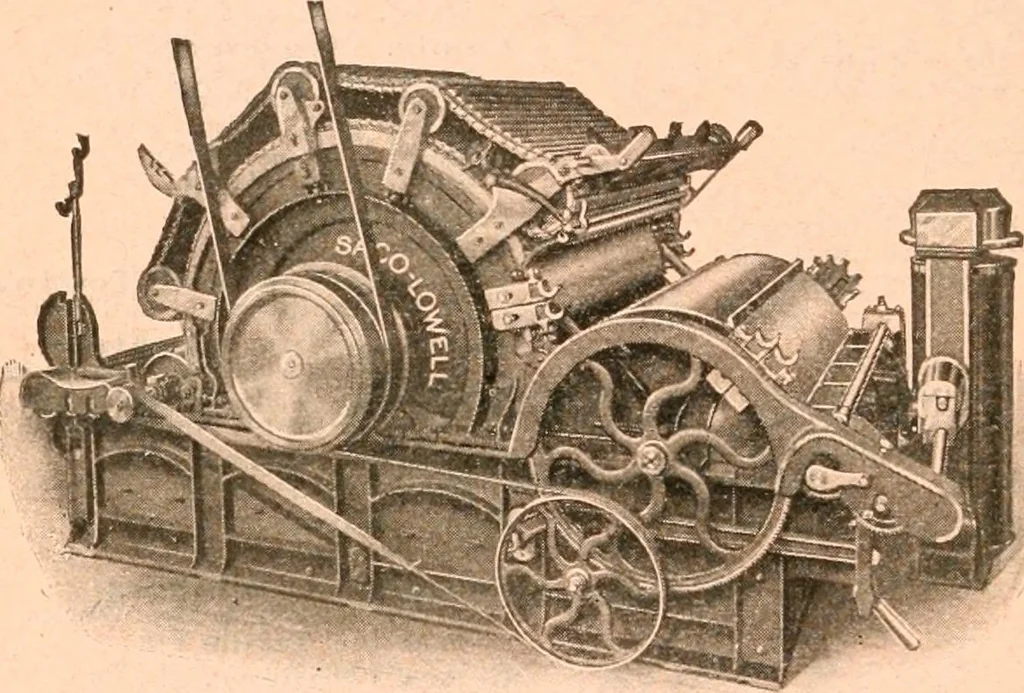 An illustration from Official American textile directory; containing reports of all the textile manufacturing establishments in the United States and Canada, together with the yarn trade index ... Comp. annually by the Textile world journal, 1919, leaf 85