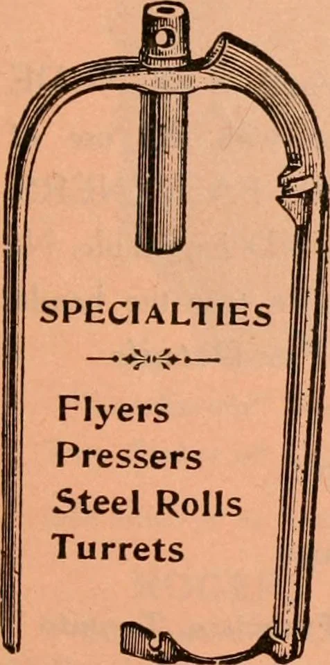An illustration from Official American textile directory; containing reports of all the textile manufacturing establishments in the United States and Canada, together with the yarn trade index ... Comp. annually by the Textile world journal, 1920, leaf 100
