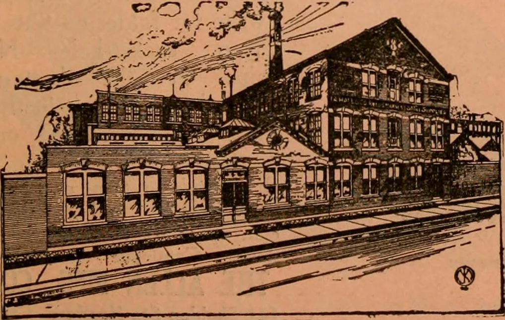 An illustration from Official American textile directory; containing reports of all the textile manufacturing establishments in the United States and Canada, together with the yarn trade index ... Comp. annually by the Textile world journal, 1920, leaf 1006