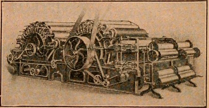 An illustration from Official American textile directory; containing reports of all the textile manufacturing establishments in the United States and Canada, together with the yarn trade index ... Comp. annually by the Textile world journal, 1920, leaf 12