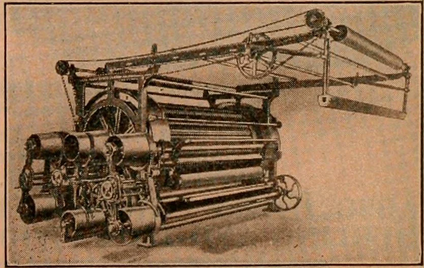 An illustration from Official American textile directory; containing reports of all the textile manufacturing establishments in the United States and Canada, together with the yarn trade index ... Comp. annually by the Textile world journal, 1920, leaf 12