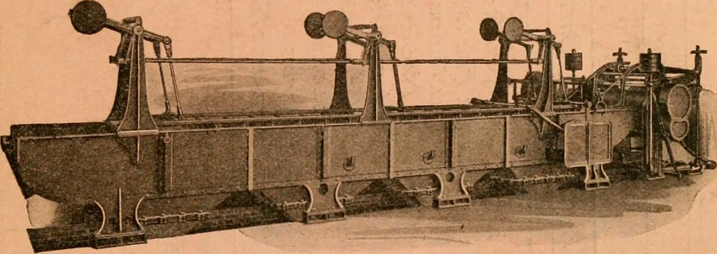 An illustration from Official American textile directory; containing reports of all the textile manufacturing establishments in the United States and Canada, together with the yarn trade index ... Comp. annually by the Textile world journal, 1920, leaf 14