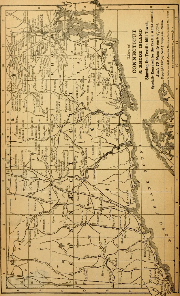 An illustration from Official American textile directory; containing reports of all the textile manufacturing establishments in the United States and Canada, together with the yarn trade index ... Comp. annually by the Textile world journal, 1920, leaf 177