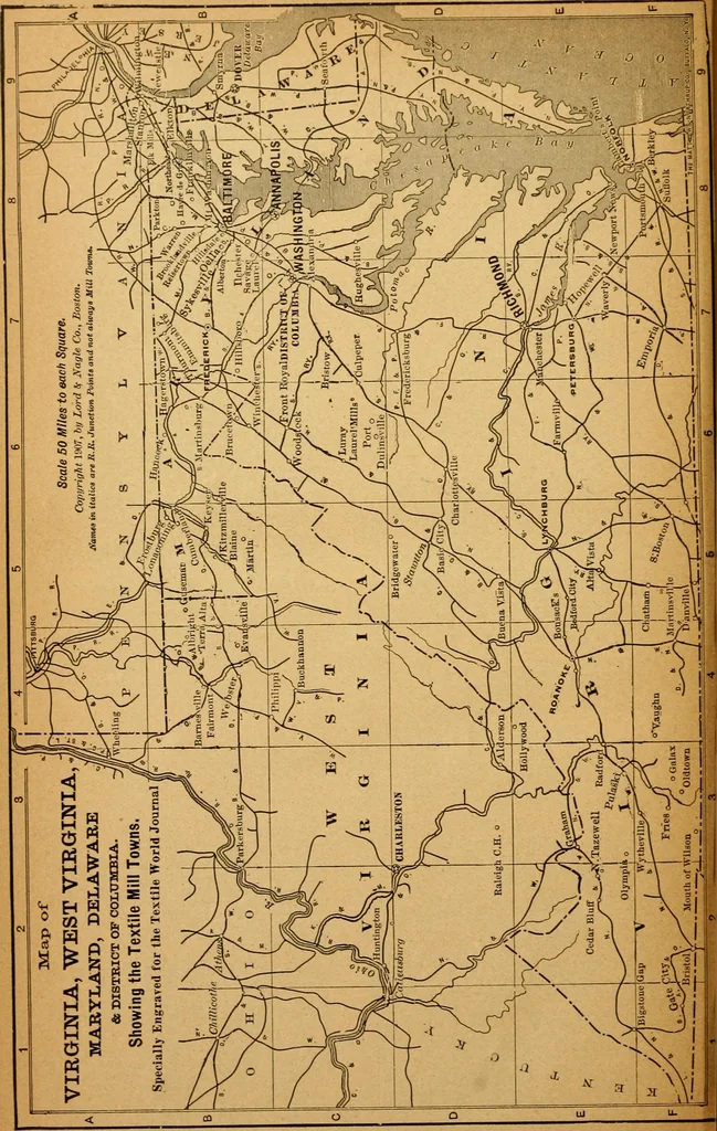 An illustration from Official American textile directory; containing reports of all the textile manufacturing establishments in the United States and Canada, together with the yarn trade index ... Comp. annually by the Textile world journal, 1920, leaf 189